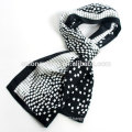 woven 12mm satin printed long male scarf